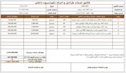 فایل آماده فاکتور خدمات طراحی دکوراسیون داخلی (Excel و Word)