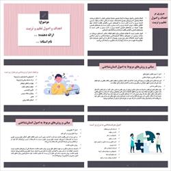 پاورپوینت مبانی نوع 3 و روش‌های تعلیم و تربیت (از کتاب در آمدی بر فلسفه و تعلیم و تربیت جهموری اسلامی ایران)