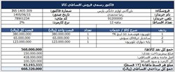 فاکتور فروش اقساطی قابل ویرایش